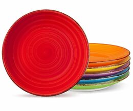 HIT Dezertní talíře sada 6 ks 19 cm barevné COLOURS HT-24326784