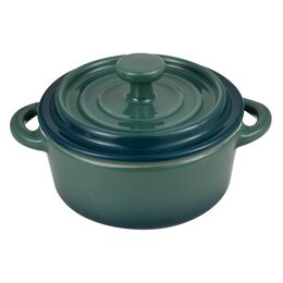 BERGNER Zapékací miska s poklicí kamenina EXCALIBUR sada 2 ks zelená BG-13366-GR