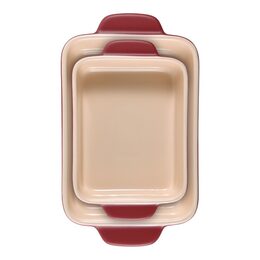 BERGNER Zapékací miska kamenina MAROON sada 2 ks červená burgundy BG-13434-RD