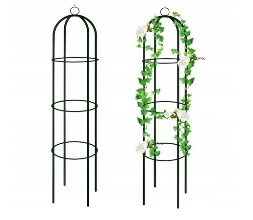 KINZO Zahradní oblouk na růže a popínavé rostliny sloup 185 x 40 cm ED-230498