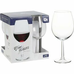 EXCELLENT Sklenice na červené víno 580 ml sada 4 ks KO-CC7000290