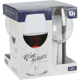 EXCELLENT Sklenice na červené víno 580 ml sada 4 ks KO-CC7000290