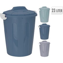 EXCELLENT Plastový odpadkový koš s víkem 23 l modrá KO-Y54230700modr