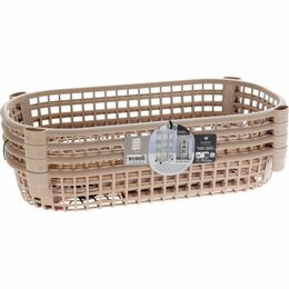EXCELLENT Kuchyňský vozík 4patrový 79 cm béžová KO-019000010