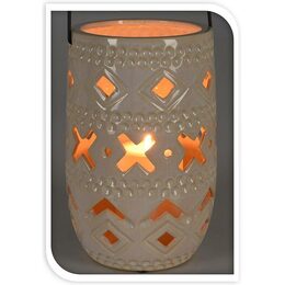 PROGARDEN Keramická lampa 23 cm s rukojetí hnědá KO-095202930hned