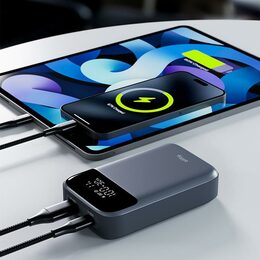 Powerbanka Allity APB-200 PD QC 33W 10000mAh šedá