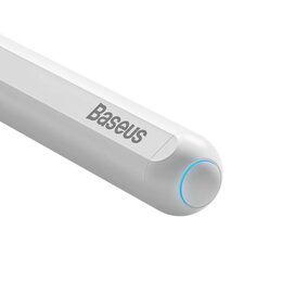 Stylus Baseus Smooth Writing 2 s bezdrátovým a kabelovým nabíjením + LED indikátory bílý
