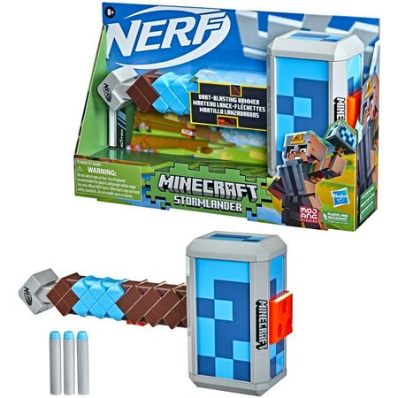 14F4416 NERF MINECRAFT STORM. HASBRO