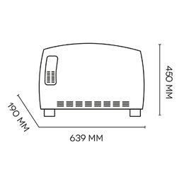 Konvektor ARGO, 191061053, JAZZ, elektrický, 3 režimy, termostat, 750 / 2 000 W