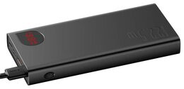 Power banka Baseus Adaman Metal 20000 mAh 22,5W 2xUSB/USB-C PD/Lightning černá