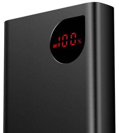 Power banka Baseus Adaman Metal 20000 mAh 22,5W 2xUSB/USB-C PD/Lightning černá