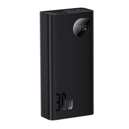 Power banka Baseus Adaman2 10000 mAh 30W 2xUSB/USB-C černá