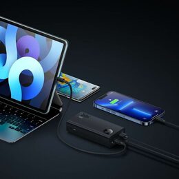 Power banka Baseus Adaman2 10000 mAh 30W 2xUSB/USB-C černá