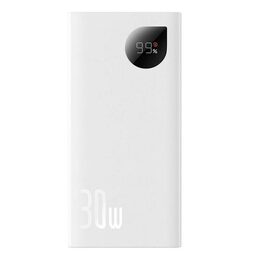 Power banka Baseus Adaman2 10000 mAh 30W 2xUSB/USB-C bílá