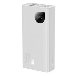 Power banka Baseus Adaman2 10000 mAh 30W 2xUSB/USB-C bílá
