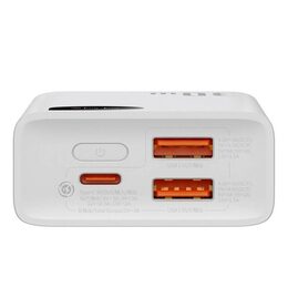 Power banka Baseus Adaman2 10000 mAh 30W 2xUSB/USB-C bílá