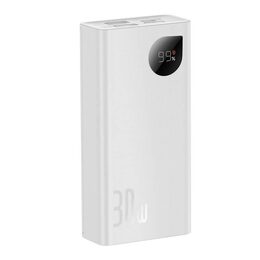 Power banka Baseus Adaman2 10000 mAh 30W 2xUSB/USB-C bílá