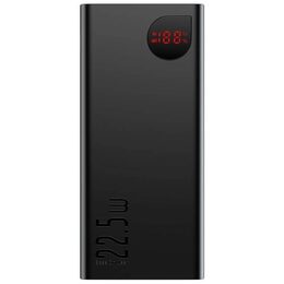 Power banka Baseus Adaman 10000 mAh 22,5W 2x USB/Lightning/USB-C černá