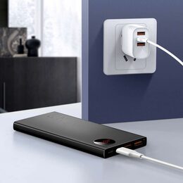 Power banka Baseus Adaman 10000 mAh 22,5W 2x USB/Lightning/USB-C černá