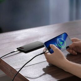 Power banka Baseus Adaman 10000 mAh 22,5W 2x USB/Lightning/USB-C černá
