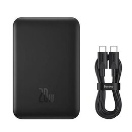Power banka Baseus Mini s bezdrátovým nabíjením 10000 mAh 20W USB-C černá