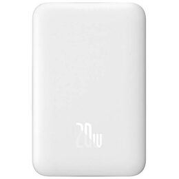 Power banka Baseus Mini s bezdrátovým nabíjením 10000 mAh 20W USB-C bílá