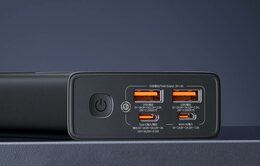 Power banka Baseus Star-Lord 20000 mAh 65W 2x USB-A/micro USB/USB-C černá
