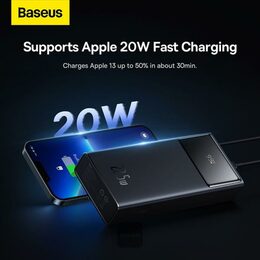 Power banka Baseus Star-Lord 30000 mAh 22,5W USB/USB-C černá