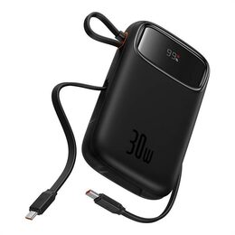 Power banka Baseus Qpow2 10000mAh 30W černá s USB-C kabelem