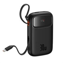 Power banka Baseus Qpow2 10000mAh 30W černá s USB-C kabelem