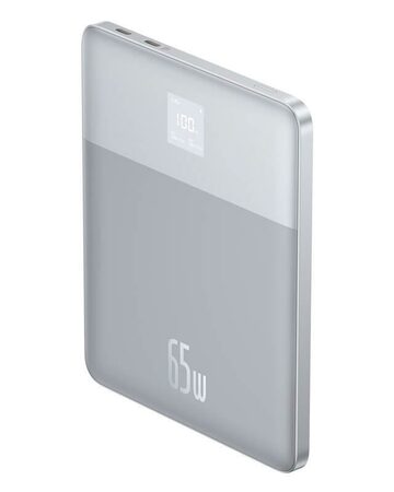 Power banka Baseus Blade2 12000mAh 65W stříbrná