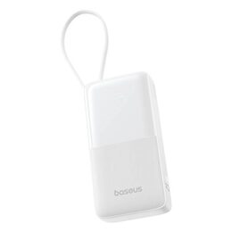 Power banka Baseus Bipow 2 20000mAh 20W s kabelem USB-C bílá