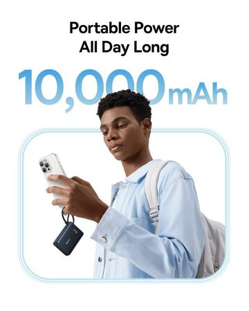 Powerbanka Baseus PicoGo 10000mAh, 45W, s kabelem USB-C černá