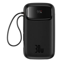 Powerbanka Baseus Qpow2 20000mAh, 30W, s kabelem USB-C černá