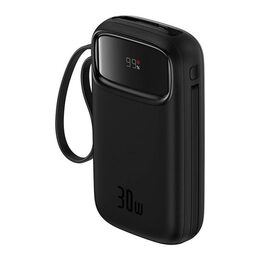 Powerbanka Baseus Qpow2 20000mAh, 30W, s kabelem USB-C černá