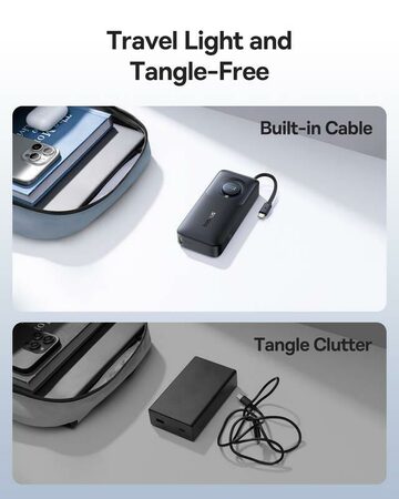 Powerbanka Baseus OS Free2Pull 10000mAh, 30W, s kabelem USB-C černá