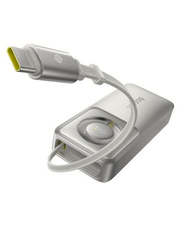 Powerbanka Baseus OS Free2Pull 10000mAh, 30W, s kabelem USB-C šedá