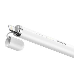 Stylus Baseus Smooth Writing 2 s kabelovým nabíjením lightning bílý