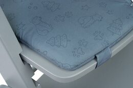 Jídelní židlička Kidnort Drömmer Unique šedá