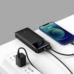 Power banka Baseus Bipow 20000mAh 15W černá