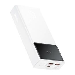 Power banka Baseus Star-Lord 20000 mAh 65W 2x USB-A/micro USB/USB-C bílá