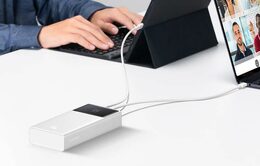 Power banka Baseus Star-Lord 20000 mAh 65W 2x USB-A/micro USB/USB-C bílá