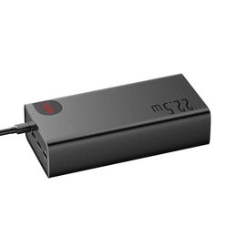 Power banka Baseus Adaman 40000 mAh 22,5W 3x USB-A/micro USB/USB-C černá