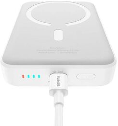 Bezdrátová powerbanka Baseus Magnetic Mini Air 10000mAh, 20W bílá