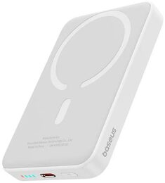 Bezdrátová powerbanka Baseus Magnetic Mini Air 10000mAh, 20W bílá