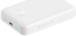 Bezdrátová powerbanka Baseus Magnetic Mini Air 10000mAh, 20W bílá