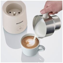 Napěňovač mléka Severin, SM 3589, indukční, nerezová nádoba, 0,4 L, čokoládová
funkce, 500 W