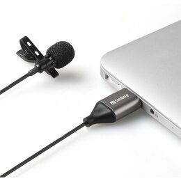 Streamer USB microphone w/clip SANDBERG