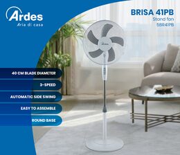 Ventilátor Ardes 5BR41PB Brisa, stojanový