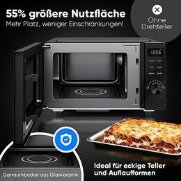 ProfiCook MWG 1278 mikrovlná trouba s grilem 20 L,skokeram.